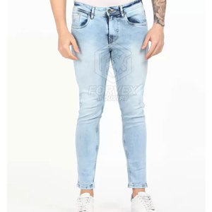 Pantalones Vaqueros de Hombre de Alta Calidad y Bajo Precio, Corte Recto, Cintura Media, 100% Algodón, Ecológicos y Personalizables para Venta en Línea - Product Image 1