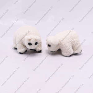 Muñecos de Oso Polar de Fieltro de Lana Creativos para Manualidades, Educativos, Festivos, Navideños, Colores Personalizados, Marca SAMYAK, Juguetes en Caja Empacados de Fábrica - Product Image 4