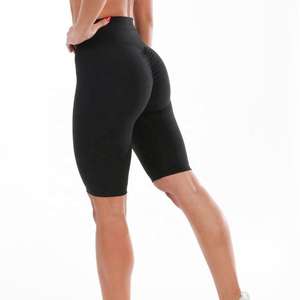 Latest Design Gym Biker Shorts Women 8 Inch <b>Tummy</b> <b>Control</b> Thick Booty Yoga High Waist Biker Shorts For Daily Gym Wear - Product Image 4