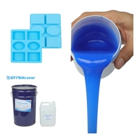 Échantillon gratuit de caoutchouc silicone liquide pour la fabrication de moules en béton, caoutchouc silicone RTV-2