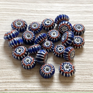 ลูกปัดแก้วลายเนปลาเลสทำด้วยมือลูกปัดแก้วลายบั้งหลายชั้นลูกปัดสำหรับการค้าเครื่องประดับขายส่งเป็นจำนวนมาก - Product Image 3