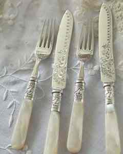 Cubiertos árabes clásicos hechos de metal y resina bellamente elaborados por Kraft World DE LA India - Product Image 2