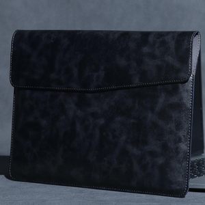 Genuine Leather Custom Logo Case Office Travel <b>Laptop</b> Sleeve Vintage <b>Laptop</b> <b>Bag</b> for Men & Women <b>Laptop</b> Cover - Product Image 5