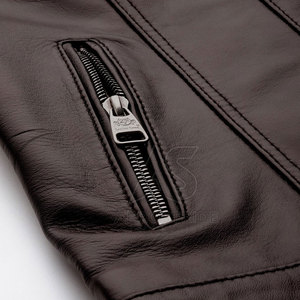 Veste en cuir d'hiver pour femmes à manches longues, respirante, coupe-vent, écologique, coupe ajustée, haute qualité - Product Image 6