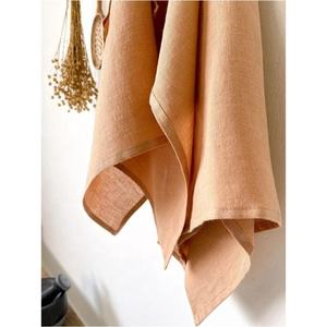 Toallas certificadas GOTS de algodón orgánico 100% de cocina de color oxidado personalizables para lavado de bodas paño de cocina de estilo gofre liso - Product Image 1