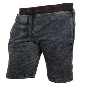 กางเกงขาสั้นผู้ชายวินเทจผ้าคอตตอน100% ผ้าคอตตอนสีทึบปักลายปักลายเป็นมิตรกับสิ่งแวดล้อม - Product Image 6