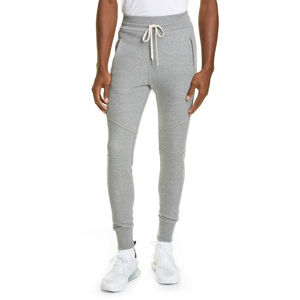 Pantalon d'entraînement de jogging tendance de haute qualité pour hommes Design taille haute de couleur unie avec taille moyenne élastique Dernier style lavé - Product Image 1
