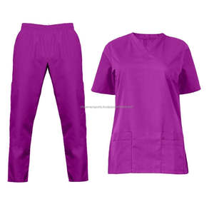 Meilleure qualité médecins et infirmières femmes gommage uniforme d'allaitement ensembles médical gommage hôpital costume - Product Image 3