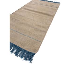 พรมขนสัตว์ทอมือสีเบจและสีน้ำตาลลายทาง Nomadic Threads รุ่น Adlw-1102 สำหรับห้องนั่งเล่น วัยรุ่น และทางเดิน รูปทรงสี่เหลี่ยมผืนผ้า - Product Image 2