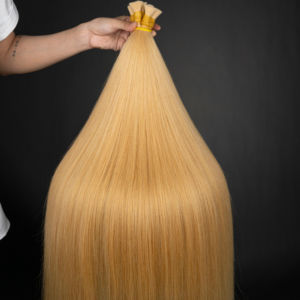 Extensión de tejido de cabello humano 100% vietnamita, tapa de cúpula sin procesar, crudo, suave, barato, a granel, sedoso, onda recta, Rubio virgen - Product Image 1