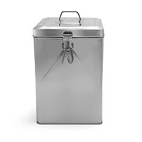 Ensemble de boîtes de cuisine en métal conteneurs de stockage des aliments/3 pièces de luxe ensemble de boîtes de cuisine café sucre thé pots de stockage