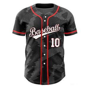 Últimos Modelos de Camisetas de Béisbol Personalizadas OEM 2025 Verano para Hombre 100% Poliéster Transpirable de Secado Rápido con Logotipo Personalizado al por Mayor - Product Image 1