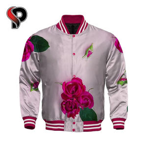 Chaqueta de bombardero de satén de carreras F1 para hombre, diseño premium personalizado, chaqueta de satén bordada más vendida para invierno - Product Image 2