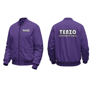 Chaqueta Bomber de Alta Calidad en Poliéster/Algodón, Colores Personalizables, Logotipo Frontal, Transpirable, Resistente al Viento, Diseño de Moda, Impresión Personalizada - Product Image 4