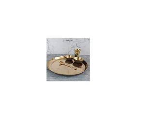 Classic Design copper stainless steel bronze thali <b>set</b> for serving dinnerware hotel classic design at wholesale price from Jams - Product Image 6