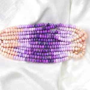 Perles disco multi-opales naturelles brin 7mm-10mm perles rondes lisses de pierres précieuses en vrac pour la fabrication de bijoux en vrac approvisionnement en gros Inde - Product Image 2