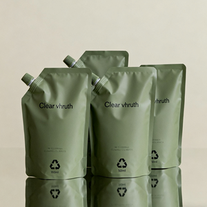 Liquid Soap Matte Stand Up <b>Pouch</b> with Corner Spout - Heavy Duty <b>Laminated</b>, <b>Laminated</b> PET/PE, Bulk & Retail, Vietnam - Product Image 4