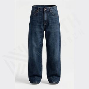 Pantalon en jean délavé dégradé style urbain pour homme, design décontracté d'hiver, taille mi-haute, jean ciré, couleur personnalisée, vente en gros - Product Image 1