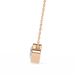 1CT D Color VVS Collar con colgante de diamante con certificado Clásico 18K Collar de joyería de oro blanco y encanto - Product Image 6