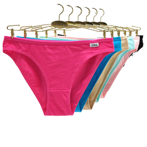 Culottes string taille haute fines et unies sans coutures pour femmes, en nylon et élasthanne, extensibles, respirantes, séchage rapide, écologiques, douces et confortables - Product Image 1