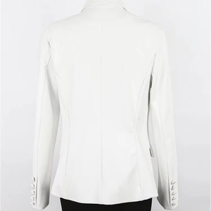 แจ็กเก็ตหนัง PU ของผู้หญิงแบบลำลองแจ็กเก็ตหนังแฟชั่นทันสมัยสีตามสั่ง - Product Image 6