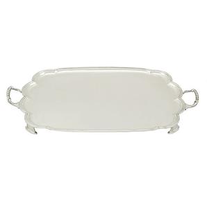 Plateau de service en acier nickelé fait à la main plateau en métal rectangulaire décoratif maison viande fruits dîner servant des conceptions imprimées - Product Image 4