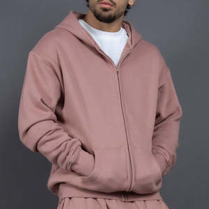 Better ACTIVE Jogger lourd personnalisé 2 pièces ensemble Lounge Gym survêtement à capuche zippé pour hommes - Product Image 3