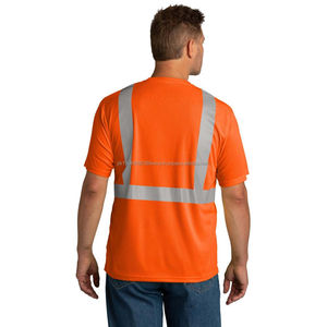 OEM service Men <b>Hi</b> <b>Vis</b> <b>T</b> <b>Shirt</b> Hot Sale Top Trending safety protection short sleeves custom design trending Men <b>Hi</b> <b>Vis</b> <b>T</b> <b>Shirt</b> - Product Image 4