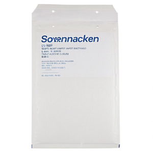 Enveloppes en papier kraft blanc Soennecken F/3, paquet de 100, avec fermeture autocollante, enveloppe à bulles - Product Image 3