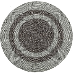 Hot Selling Product Flower Shaped With Sparkles Bead Placemat Indoor Parties <b>Centre</b> <b>Table</b> Decorative Mat for Home Hotels - Product Image 6