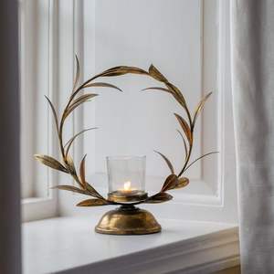 Stylish Theme <b>Candle</b> Stand Wedding <b>Gold</b> Decorative Candlesticks Stand Metal <b>Candle</b> Holder with Natural Craft - Product Image 6