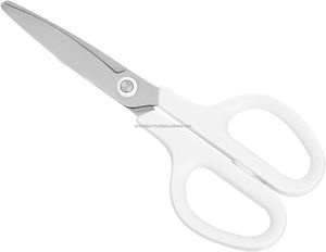 Ciseaux à liant titane droit de haute qualité de 8 "avec poignées en caoutchouc à poignée souple couleur grise - Product Image 5