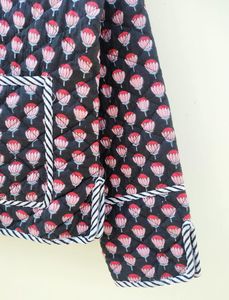 Veste matelassée en coton pour femmes de style vintage fait à la main imprimé Boho design ouvert avec passepoil hiver vêtements d'extérieur décontractés cadeau pour elle - Product Image 4