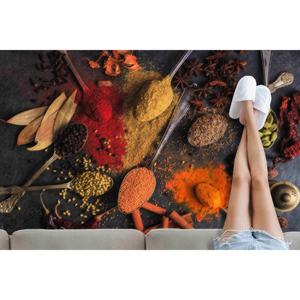 Tapis imprimé - Design aux couleurs vives, tapis moderne imprimé en 3D, tapis doux pour cuisine, salle à manger, chambre à coucher, tapis doux non tissé - Product Image 3