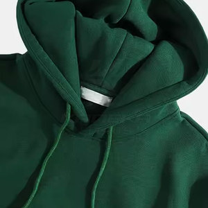 Sweat-shirts surdimensionnés en coton 100% uni, coupe classique, écologiques, respirants, décontractés, pour l'extérieur, l'hiver, usage quotidien - Product Image 2