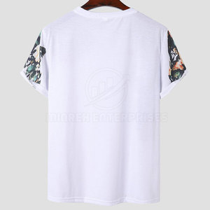 Camisetas estampadas de nueva llegada de alta calidad, tela de punto de algodón 100% según la demanda del cliente, Camisetas estampadas de precio barato - Product Image 2