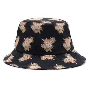 Designer Printed Silk Bucket <b>Hat</b> Stylish Flat <b>Top</b> Wide Brim Solid Color Velour Visor for Men <b>Women</b> Casual Outdoor Sports Summer - Product Image 5