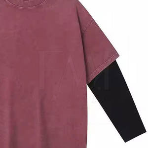 Venta al por mayor verano Jogging Wear Jersey con diseño personalizado Casual doble mangas camisetas con cuello redondo - Product Image 3