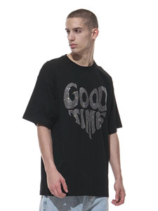 T-shirt personnalisé de haute qualité Shine Diamond T-shirts pour hommes à manches courtes avec logo en strass imprimé à chaud design vierge - Product Image 6