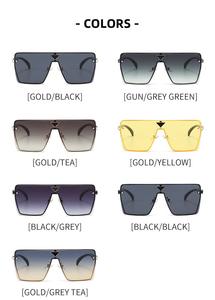 نظارات شمسية موديل <span class=keywords><strong>2025</strong></span> عالية الجودة بإطار كامل كبير وخفيف الوزن للرجال والنساء، عدسات مريحة بحماية UV400 وتصميم عصري - Product Image 3