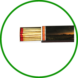 BBQ Safety Matches 96 Count <b>Matchbox</b> 110x65x20mm 50 Sticks Custom Printing Strong Flame Long Burn for Barbeque Outdoor Cooking - Product Image 6