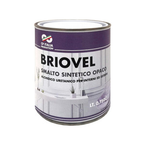 Smalto Briovel Litri.0,375 Bianco Satinato - Product Image 1