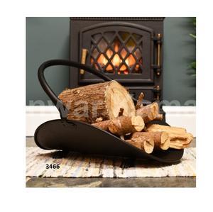 Hot Selling Black Metal Firewood Rack - Freestanding <b>Fireplace</b> <b>Log</b> Storage Bucket <b>Holder</b> With Handle - Product Image 4