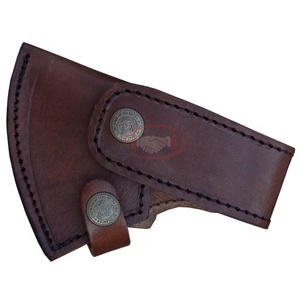 High Quality Viking Bearded <b>Axe</b> Steel Head Cow Skin Leather Scabbard Wood Handle Hunting <b>Camping</b> Wholesale DIY Survival Needs - Product Image 5