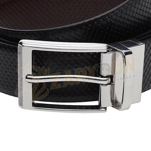 Mejor precio calidad longitud personalizada PU cuero genuino hombre vestido Jeans cinturón alto Formal/clásico aleación hebilla con logotipo personalizado - Product Image 6