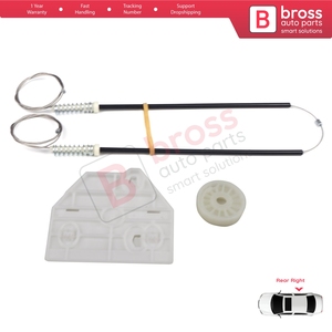 เครื่องควบคุมกระจกหน้าต่างไฟฟ้า BWR1005ชุดซ่อมแซมประตูด้านหลังขวาสำหรับ C6 A6 S6 4F 4F2 4F5 4F0839462ประตู2004-2011 4/5 - Product Image 2