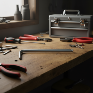 Chiavi esagonali a testa sferica brunita - Product Image 3