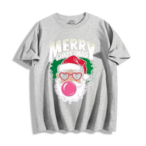 High Quality Eco-Friendly Twill 180G Regular Fit Men's T-Shirt Customizable Colors & <b>Logo</b> Printed Christmas Halloween <b>Design</b> - Product Image 3