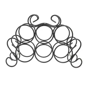 ใหม่ที่วางขวดไวน์โลหะดีไซน์แฟนซีที่วางขวดไวน์หลายชั้นวางขวดไวน์ด้วยการตกแต่ง impex - Product Image 6