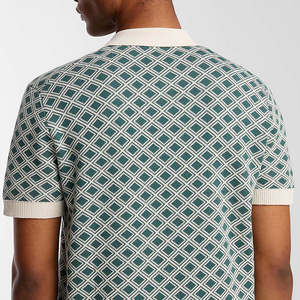 Polo pour hommes T-shirt d'été à manches courtes décontracté affaires jeunesse coupe ample grande taille tricoté golf vente en gros - Product Image 4